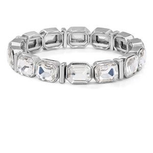 Bloomingdale’ Silver Stretch Bracelet NEW